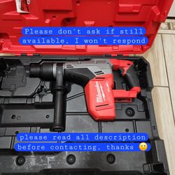 Milwaukee M18 Fuel SDS Max 1-9/16" Rotary Hammer (Tool Only)