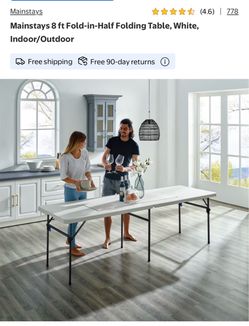 8’ Folding Table