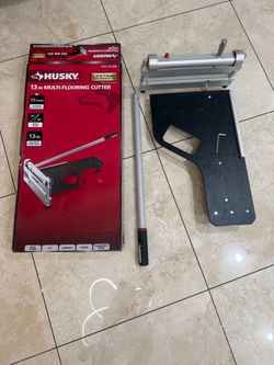 Husky 13" Multi-Flooring Cutter – Like New Condition (Laminate/Vinyl/VCT)