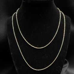 14KT Rope Chain