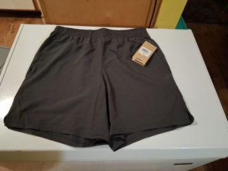 Men's Asics 7 inches shorts size small brand new all black