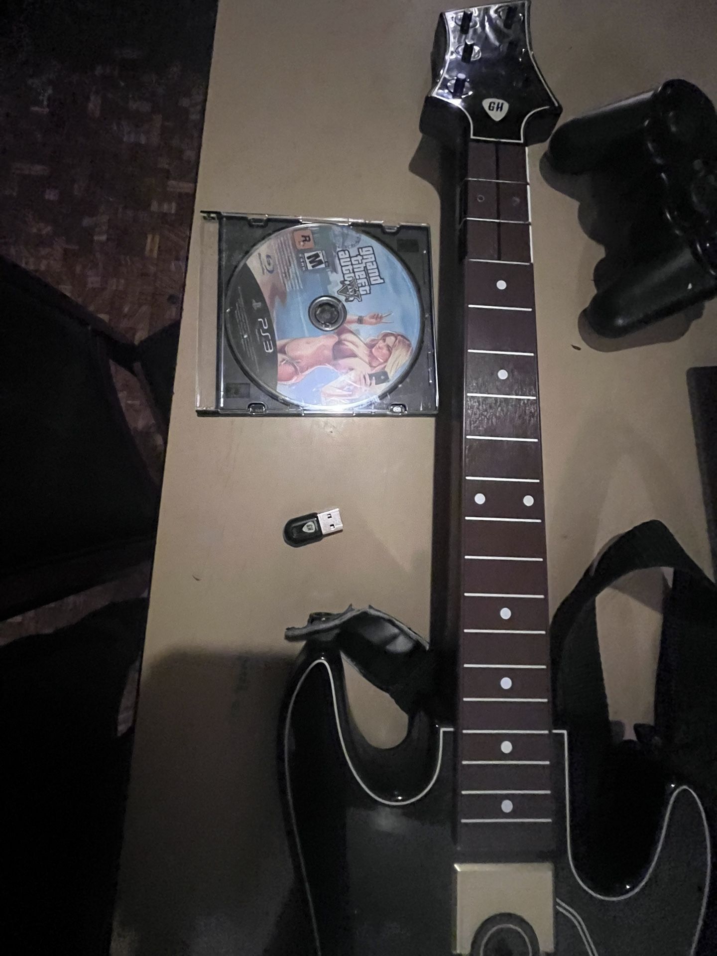 PS3 Guitar W Game