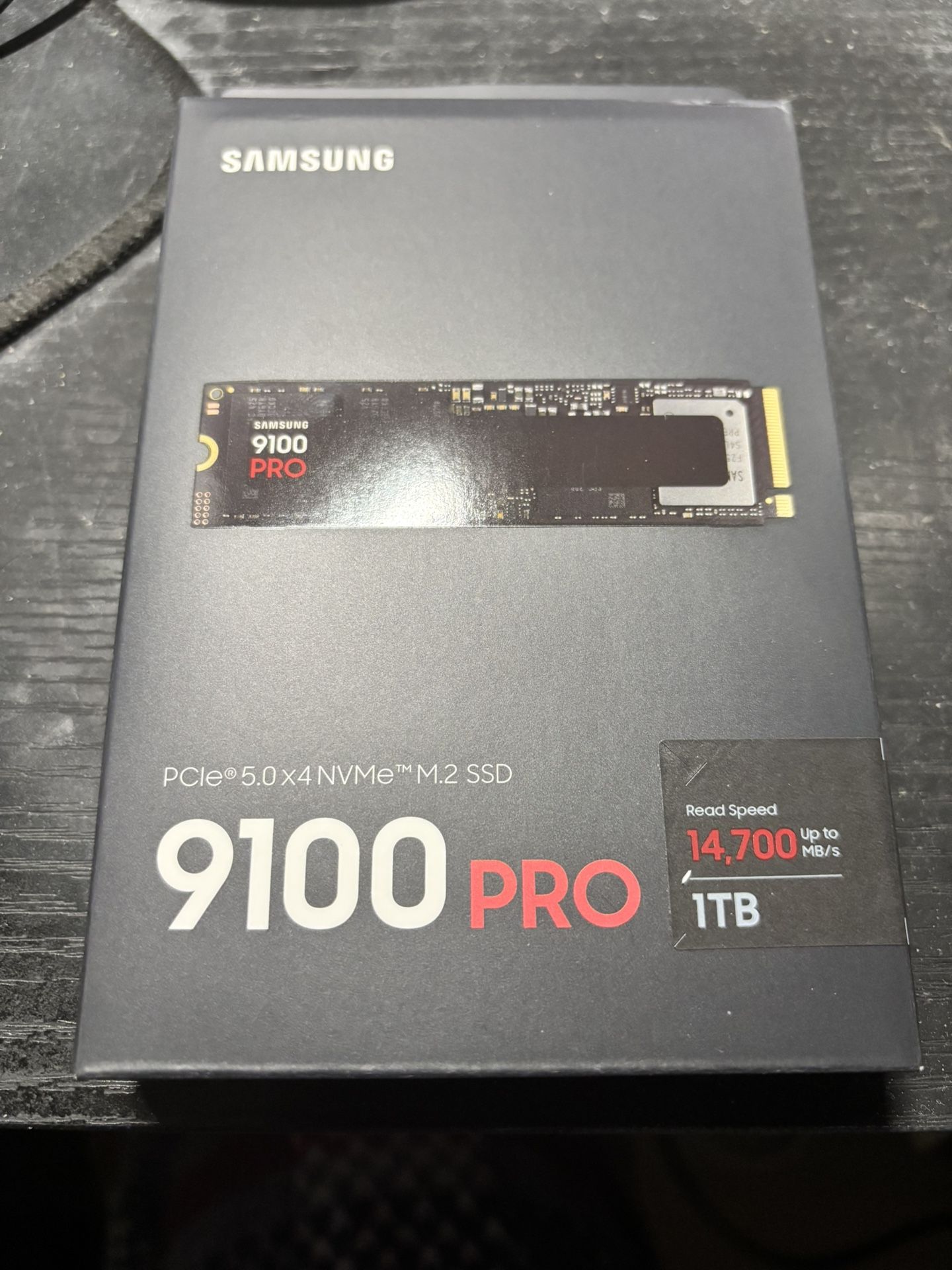 Samsung – 9100 PRO 1TB Internal SSD PCIe Gen 5x4 NVMe, Speeds Up to 14700  MB/s