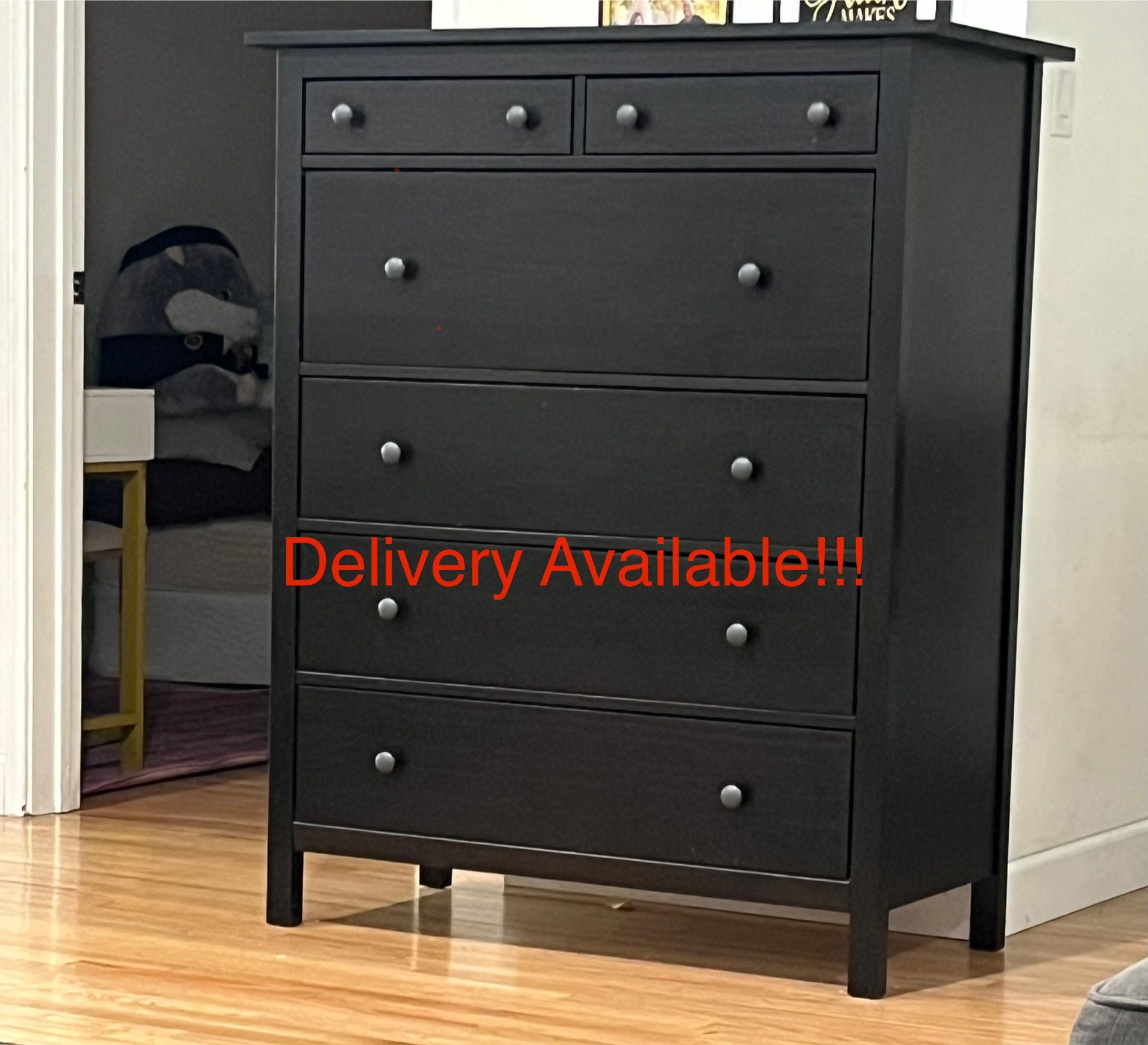 Black IKEA Dresser Black IKEA Dresser