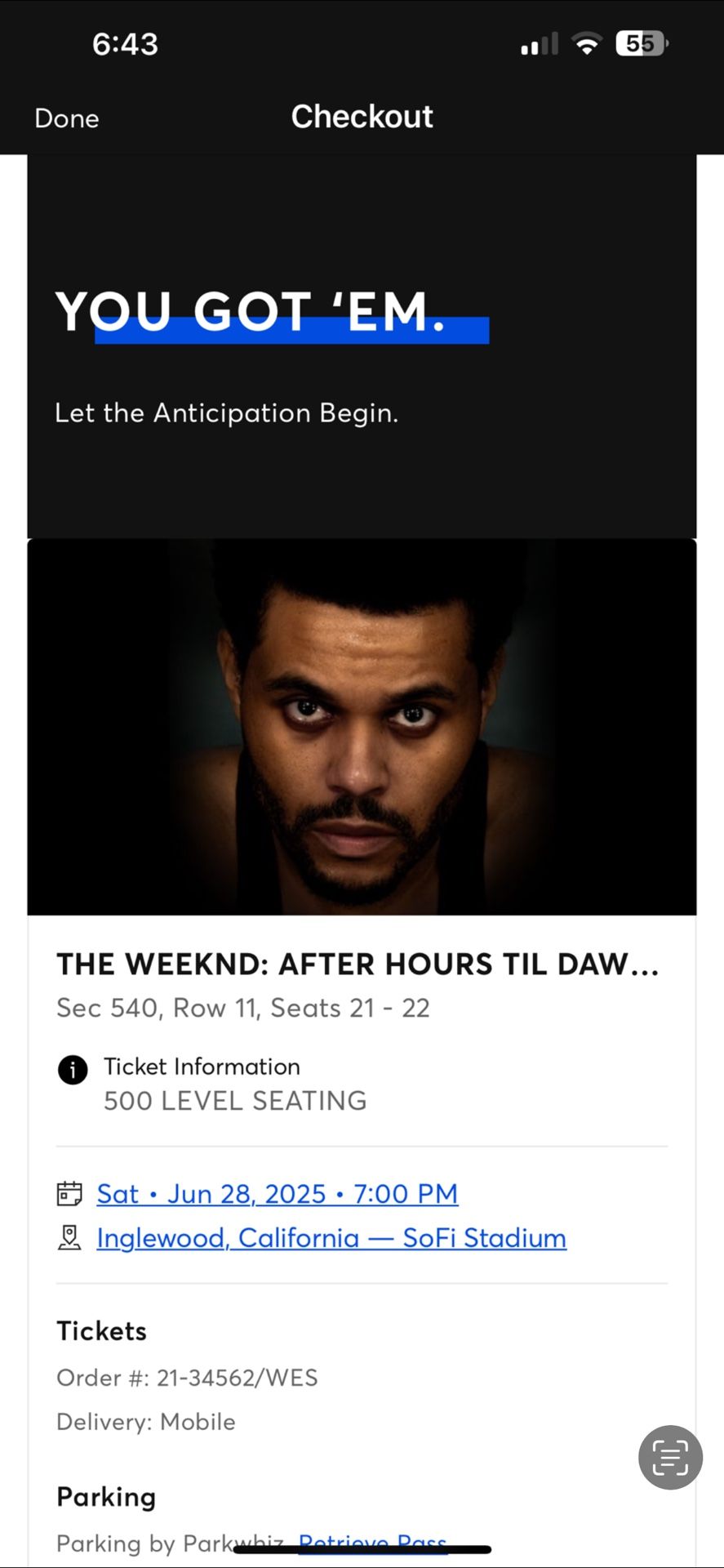 The Weeknd Tickets - Inglewood