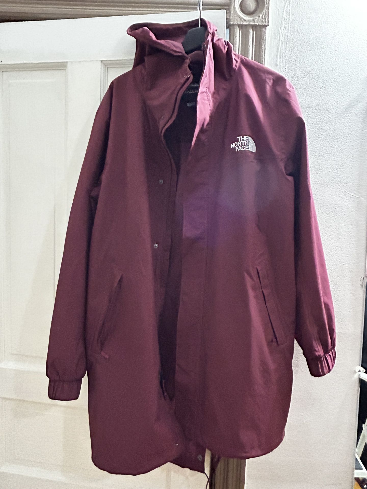 Rain jacket dryvent trench coat , Regal Red, Size Large