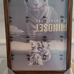 JDZIVTOP Rustic Brown 12x18 Frame Set of 2, Natural 18x12in Canvas Poster Frame 2 Pack, Large Retro Gallery Concert Portrait Photo Wall Frame, Anniver