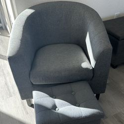 Chair With Foot Stool