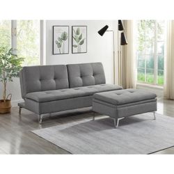 Dixie Collection Sofa bed with Storage Ottoman-available in 2 color Now 469.00 Hotbuy! Free Delivery 🚚 No showroom 