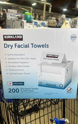Kirkland signature dry facial towels