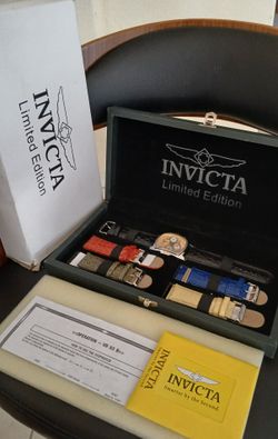 New Limited Edition INVICTA GRAND LUPAH TRITNITE CHRONOGRAPH Japan Movt Watch