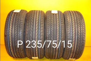 225/75/15 For Sale 4 New Tires We Service Motorcycle Tires
