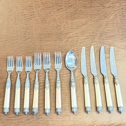 Vintage 11 piece Bugatti Collection  Flatware Italy