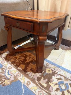 Wooden end table