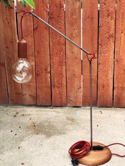 Industrial desk lamp