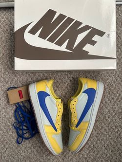 Nike Jordan 1 Low Travis Scott Og "Canary" Size 10w / 8.5m (Worn 1x/ lVNDS) ❤️‍🔥