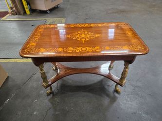 Table w/ plated legs