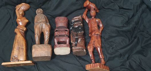 Carved wood sculpture