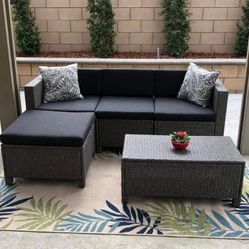 Patio Furniture Set New in Original Packaging 5-Piece Sofa Set Retailed For $759.99.