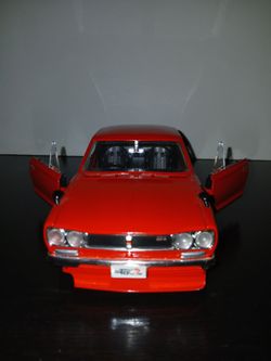 Red Nissan skyline toy