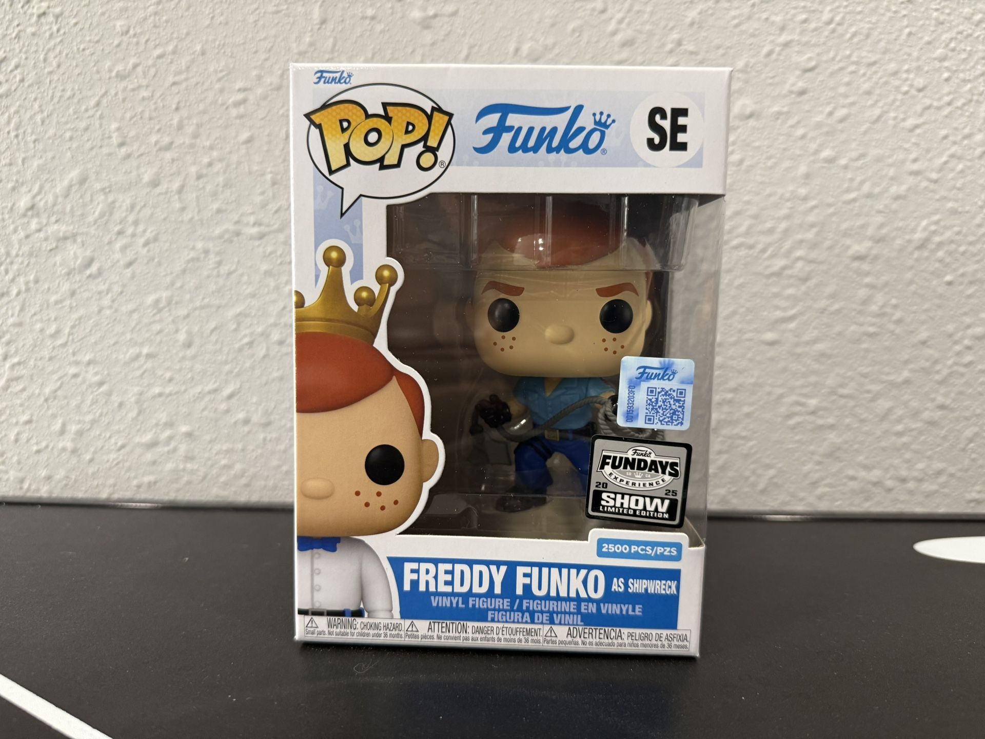 Freddy Funko as Shipwreck Show Sticker