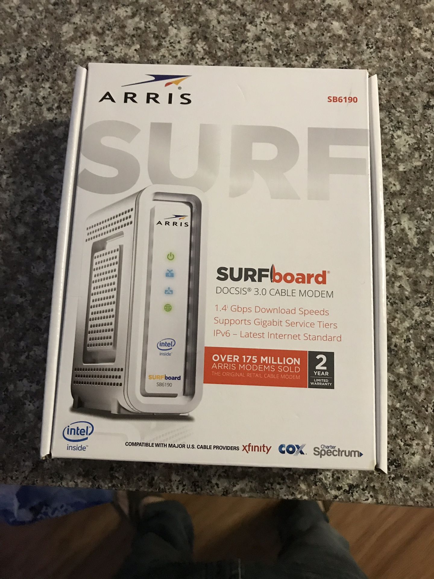 ARRIS SURFBOARD MODEL# SB6190