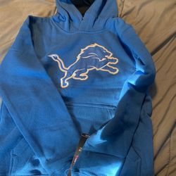 Detroit Lions NFL Youth Size 10/12 Medium Hoodie