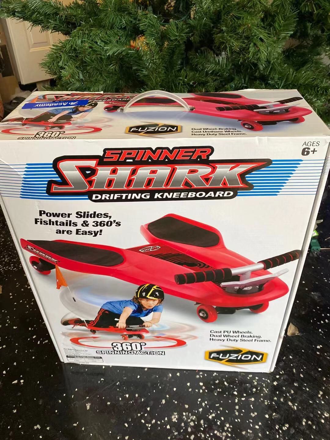 Brand New Fuzion Shark Spin Kneeboard