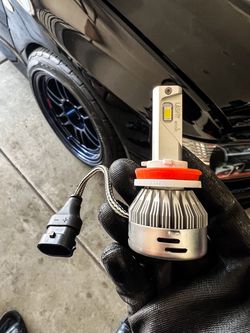 H3 LED Fogs  Bulbs 6000K Xenon White, Extremely Bright 3030 Chips H3 LED Bulbs with Projector for Car Fog Lights, Daytime Running Lights DRL
