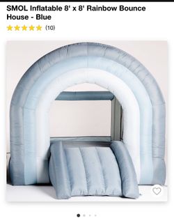 Blue Rainbow Bounce 8 X 8 Price Drop! Blower Not Included