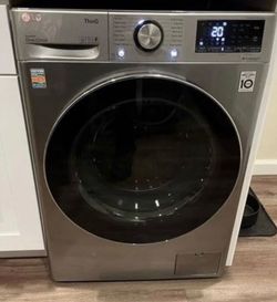 LG stainless Steel ventless 120v Single Unit Washer and Dryer Combo Model: WM3499HVA LG  WM3499HVA  All-in-One Washer/Dryer Combination (Single Unit) 