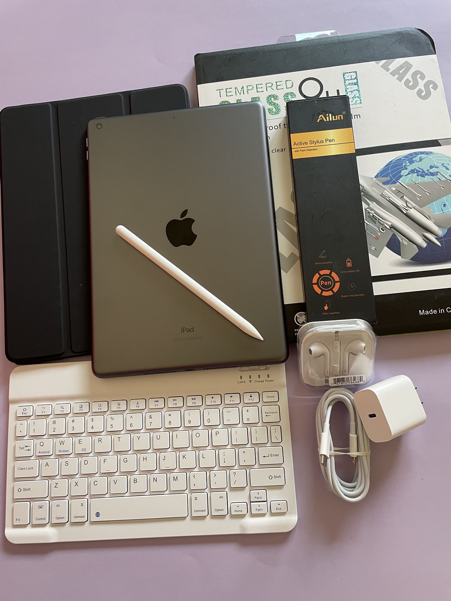 Apple IPad 8th Generation (10.2” Retina /Latest IOS 18/ 2020 model) 32GB with stylus pen, keyboard & Accessories,New Products : American Fashion Style Bags On Sale