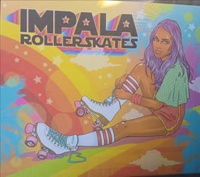 Impala Roller Skates ladies 7 vegan leopard