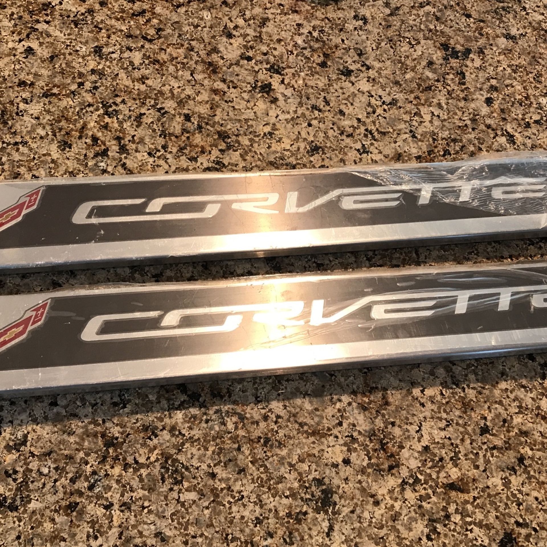 Corvette Sill Plates Still In Wrapper 2014 -2018 Corvette
