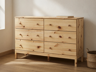 Ikea Tarva Dresser – Like New, 6 Drawers Natural Pine - Bellingham, WA