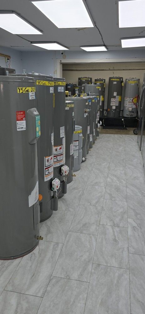 Water Heater Gas Electric And Propane Gas 1 Year Warranty Garantia Por Escrito