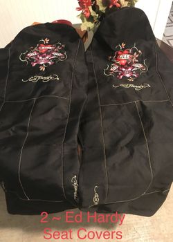 2 Ed Hardy Seat Covers for Sale in Worcester MA OfferUp