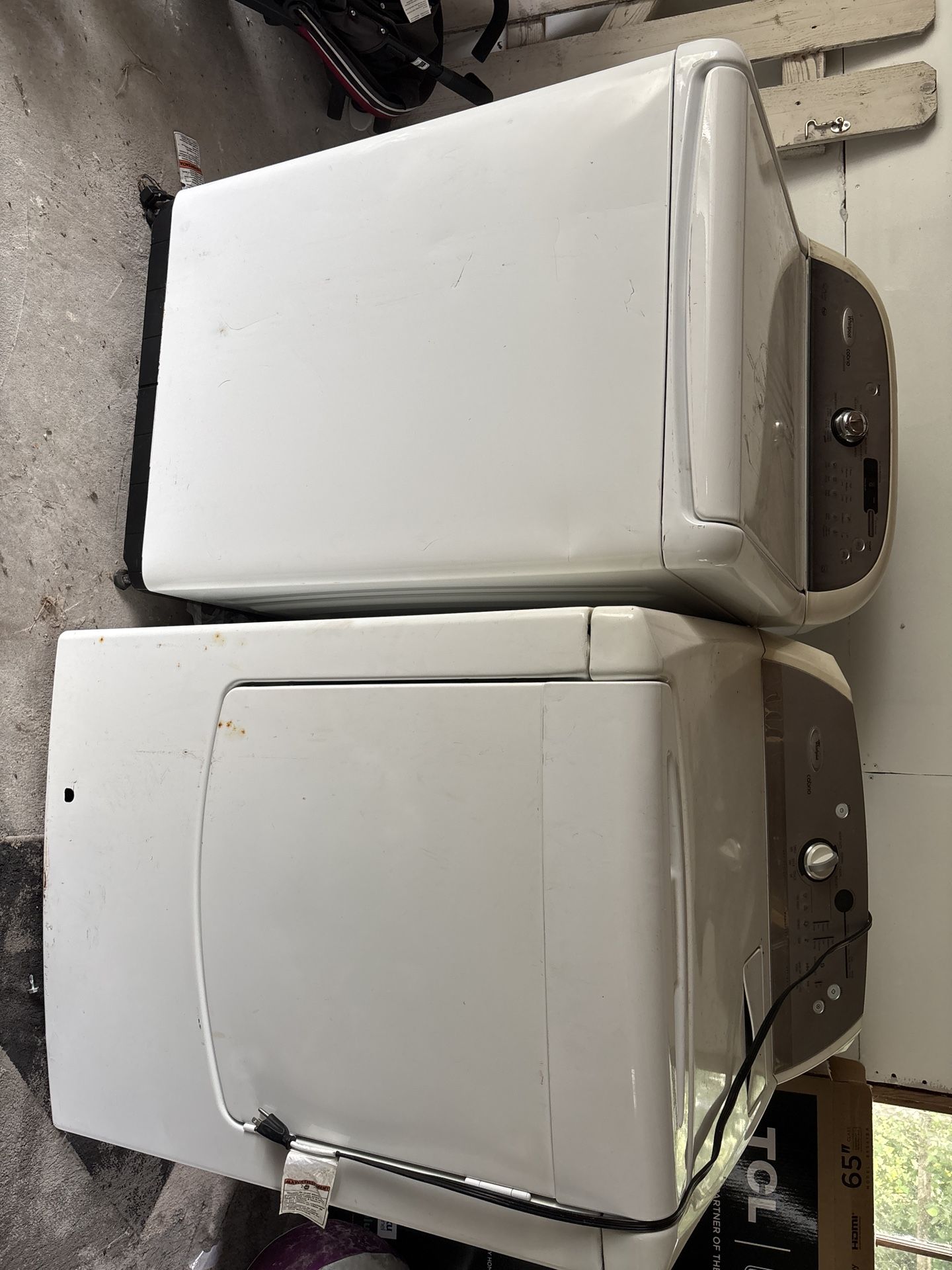 NEW WHIRLPOOL GAS WASHER AND DRYER
