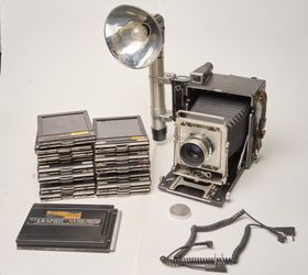Graflex Speed Graphic 4x5 complete kit