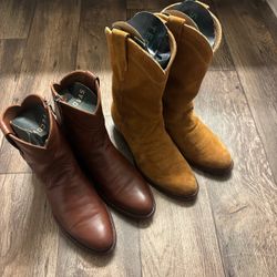 Tecovas Boots Lot of 2 - The Johnny and The Dean Size 9.5D