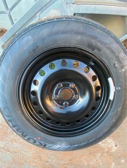 Spare rim with jack