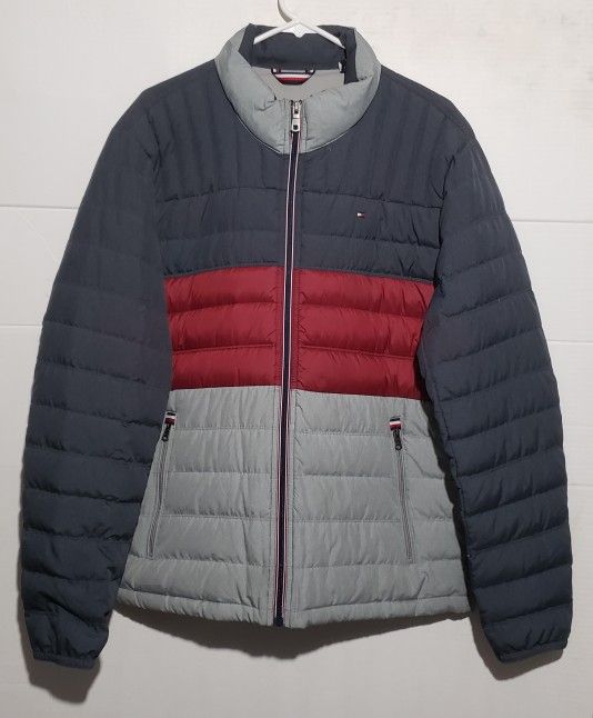 Tommy Hilfiger Real Down Insulated Packable Puffer Jacket mens Size Large