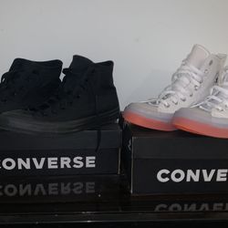 2 Pairs Of Converse (New)