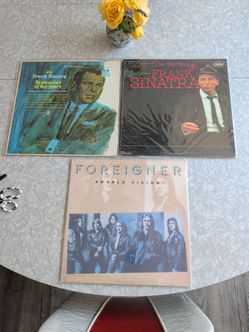 3 F vinyl records