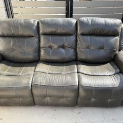 Leather Recliner 