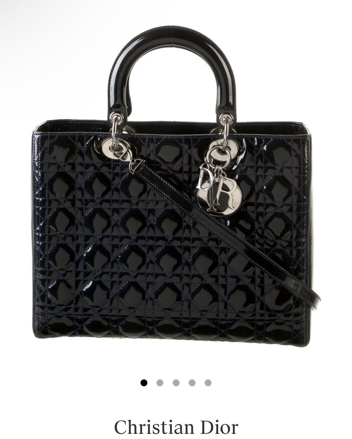 (like New) Lady Dior Large Handbag -