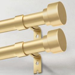 2 Pack Curtain Rods 30-90”