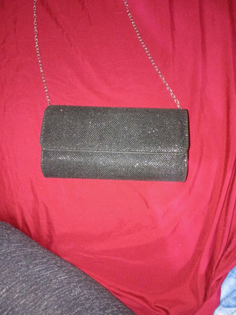Black Sparkly Purse