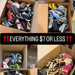 $7 or less Used Footwear (Sneakers, Cleats, Sandals, Heels, Boots, Kids, Etc) Mens / Womens / Baby