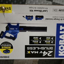Kobalt 24V Leaf Blower NEW... 2 Batteries